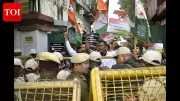 Manipur Youth Congress Clashes with Police Over Modi Effigy Protest