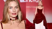 Margot Robbie's 100-Carat Diamond Statement at Paris Premiere Amid Taj Mahal Jewelry Controversy