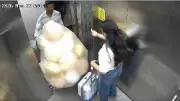 Mumbai Elevator Horror: Balloon Explosion Injures Three, Narrow Escape Caught on CCTV