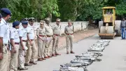 Mysuru Police Destroy Defective Silencers from 378 Vehicles in Major Crackdown