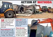 Nagpur Civic Body Demolishes Illegal Structures on SAI Sports Complex Land