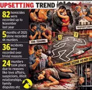 Nagpur Records 91 Murders in 2025, Mirroring Long-Term Average of 90 Annually