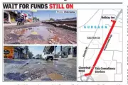 Narsingpur Stretch on Delhi-Gurgaon Expressway Awaits Urgent NHAI Repairs