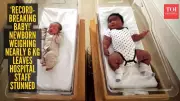 New York Hospital Celebrates Record-Breaking 13-Pound Newborn and Tiny Baby Born Same Day