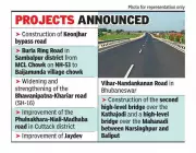 Odisha Announces Three Mega Road Projects in State Budget to Transform Connectivity