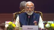 PM Modi at AI Summit: Calls for Ethical AI, 'Bharat' Placard Sparks Attention