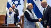 PM Modi Awarded Knesset Speaker's Medal, First Indian PM to Receive Israeli Honor