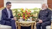 PM Modi Meets Google CEO Sundar Pichai Ahead of AI Summit in New Delhi