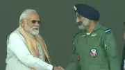 PM Modi Witnesses Spectacular IAF Aerial Display at Assam Emergency Landing Facility