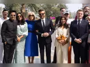 President Macron Meets Bollywood Stars in Mumbai, Honors 26/11 Victims