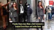 Priyanka Chopra's Rebel Glam: Decoding Her Sculpted Corset Blazer & Thigh-High Boots Look