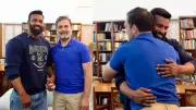 Rahul Gandhi Meets Gym Trainer Deepak Who Defended Muslim Shopkeeper