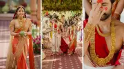 Rashmika Mandanna's Telugu Wedding: Temple Gold Jewellery Steals the Show
