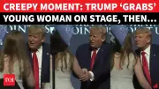 Resurfaced Video Shows Trump Grabbing Student, Pulling Her In For Kiss At Rally
