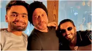Rinku Singh's Viral Pic with SRK & Ranveer Singh Takes Internet by Storm