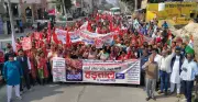 Rohtak Protests Erupt Over US Trade Deal and Labor Law Concerns