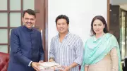 Sachin Tendulkar Meets Devendra Fadnavis, Extends Wedding Invite for Son Arjun