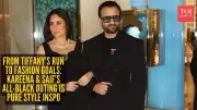 Saif Ali Khan and Kareena Kapoor Khan's Casual Tiffany & Co. Visit Turns Fashion Moment