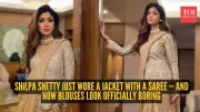 Shilpa Shetty Redefines Saree Styling with Bold, Global Flair in Indore