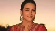 Shilpa Shirodkar Visits Mumbai Chinese Temple, Extends Chinese New Year Wishes