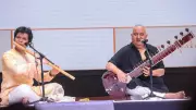 Sitar and Flute Duo Shujaat Khan & Rakesh Chaurasia Enchant Delhi with Strings and Wind Finale