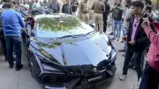Six Injured as Lamborghini Plows into Crowd in Kanpur, Uttar Pradesh