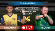 Sri Lanka vs Ireland T20 World Cup 2026 Live: Co-hosts Target Winning Start