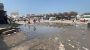 Stagnant Sewage at Hansi Bus Stand in Haryana Poses Health Hazard for Visitors