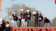Students Stage Protest at Haryana Agricultural University Event