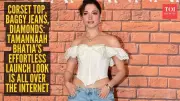 Tamannaah Bhatia Redefines Celebrity Store Launch Style with Denim and Diamonds