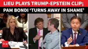 Ted Lieu Shows Epstein-Trump Clip in House Hearing; Bondi Reacts Visibly