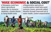 Telangana's Farm Future at Risk: Study Warns of ₹2.85 Lakh Crore Loss by 2047