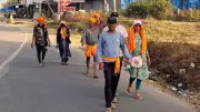 Thousands Embark on Sacred Padayatra from Bengaluru to Dharmasthala for Mahashivratri