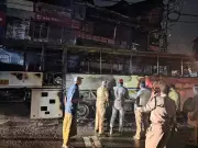 Tourist Bus 'Moksha' Catches Fire in Kottayam, 45 Passengers Escape Unhurt