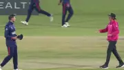 Unusual Delivery Sparks Umpire Dispute in India vs Namibia T20 World Cup Clash
