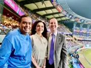 US Ambassador Sergio Gor Meets Mukesh & Nita Ambani at India-US T20 World Cup Clash