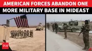 US Withdraws From Second Syrian Base In One Week Following SDF-Damascus Agreement