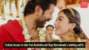 Vijay Deverakonda & Rashmika Mandanna Redefine Wedding Fashion with Asymmetrical Coordination