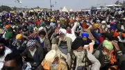 Violence Erupts at Bathinda Farmers' Protest: Stones Pelted, Tear Gas Fired