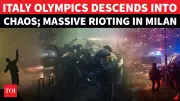 Violent Protests Erupt in Milan Against 2026 Winter Olympics, Police Deploy Water Cannons