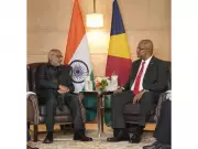 VP Radhakrishnan Meets Seychelles President, Reaffirms Shared Vision for Indian Ocean