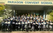 Winners of School Competitions Awarded Certificates in Recognition Ceremony