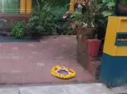 Wreath Left at Writer's Home After Book Launch, Seen as Intimidation Attempt