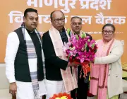 Y. Khemchand Singh Elected as BJP Legislature Party Leader in Manipur