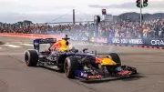 Yuki Tsunoda's Red Bull Showrun Ends in Flames as F1 Car Catches Fire in San Francisco