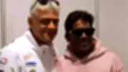 Yuvan Shankar Raja Meets Ajith at Dubai Autodrome as Mankatha Re-release Soars