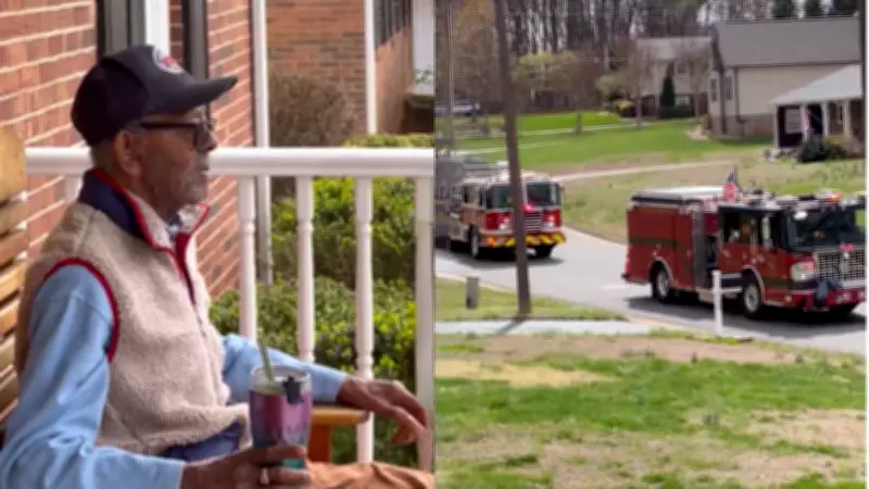104-Year-Old Trailblazing Firefighter Honored with Surprise Parade in North Carolina