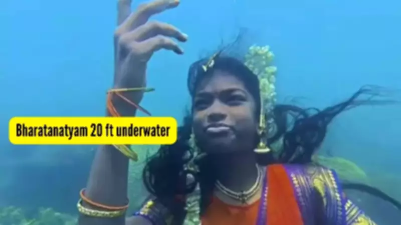 11-Year-Old Dancer Performs Bharatanatyam Underwater to Fight Plastic Pollution