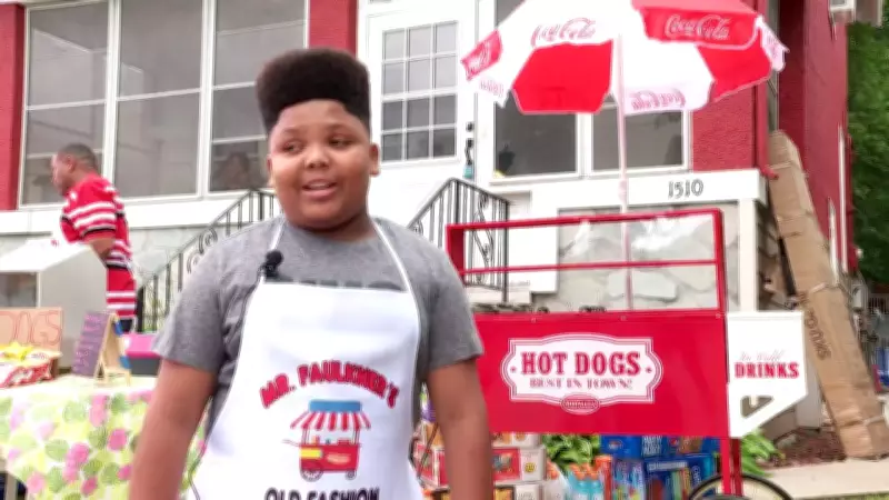 13-Year-Old Entrepreneur's Hot Dog Stand Thrives in Minneapolis with Community Support