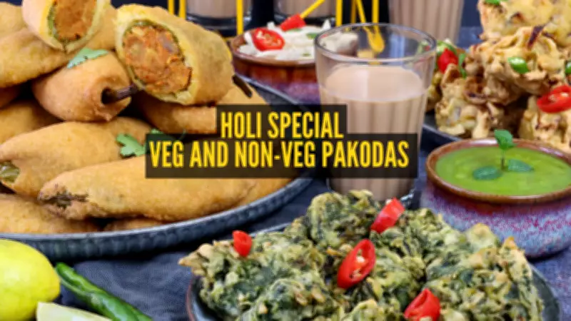 14 Veg & Non-Veg Pakoda Recipes to Elevate Your Holi Party Menu